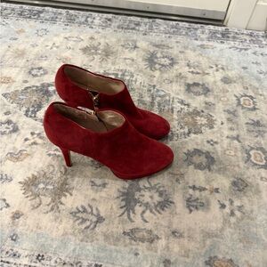 Vince Camuto Burgundy suede Heeled Ankle Boots